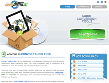 Tablet Screenshot of convertaudiofree.com
